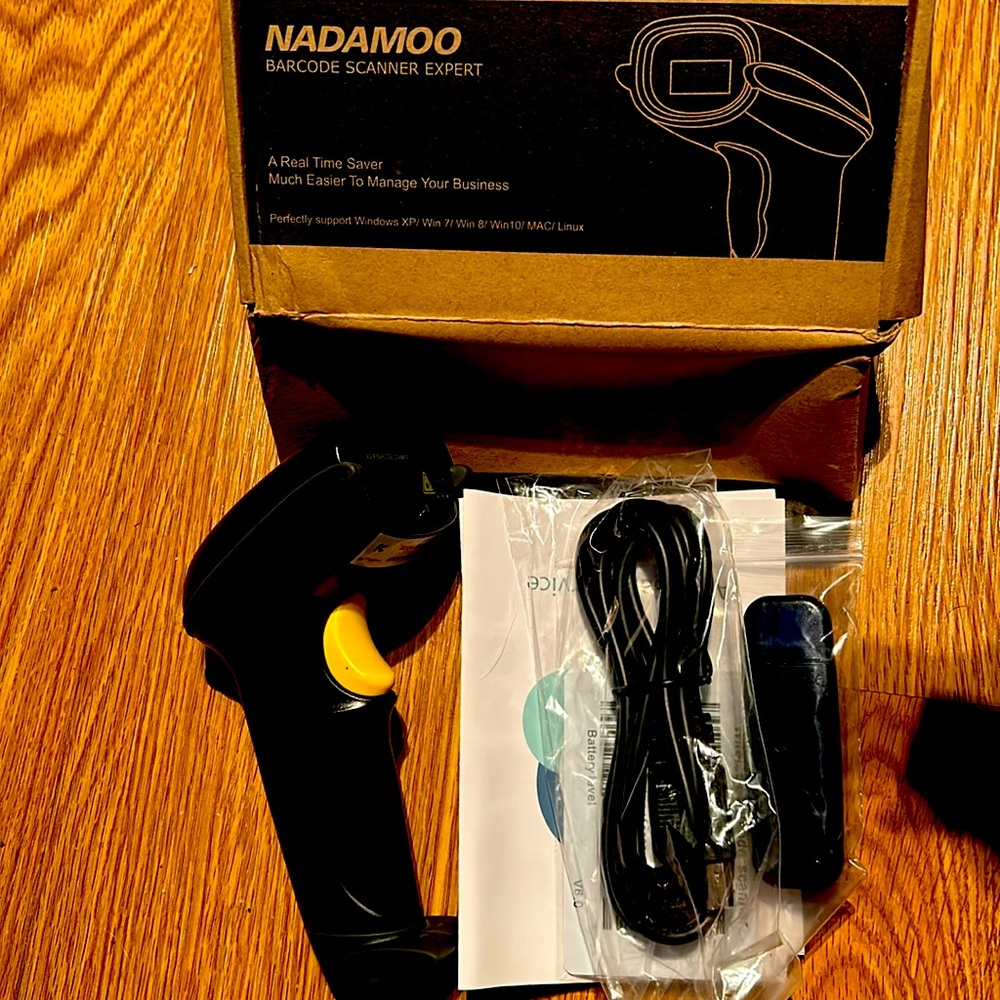 Nadamoo wireless bar code scanner